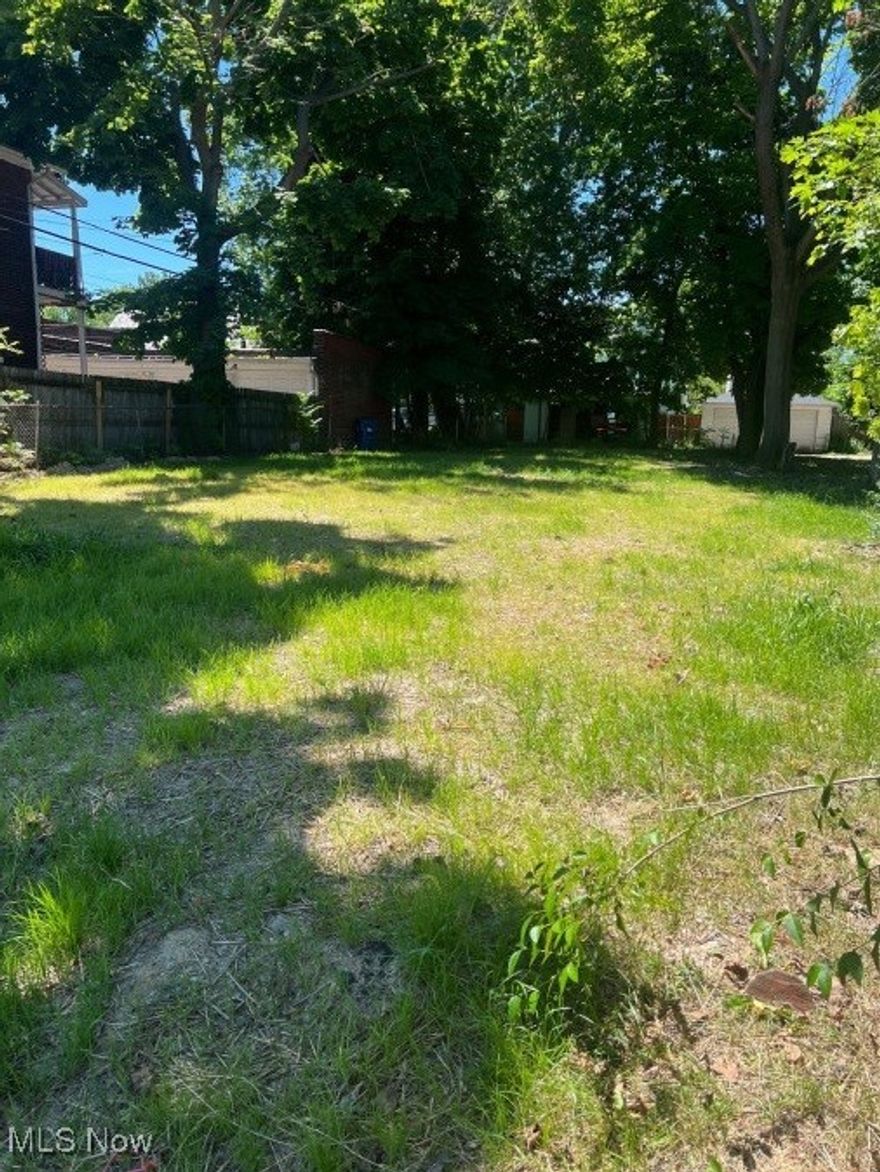 Large lot in great location close to Edgewater Park. This property previously featured a triplex that caught fire and has been demolished which presents you the opportunity to bring your own builder and customize to your personal specification!