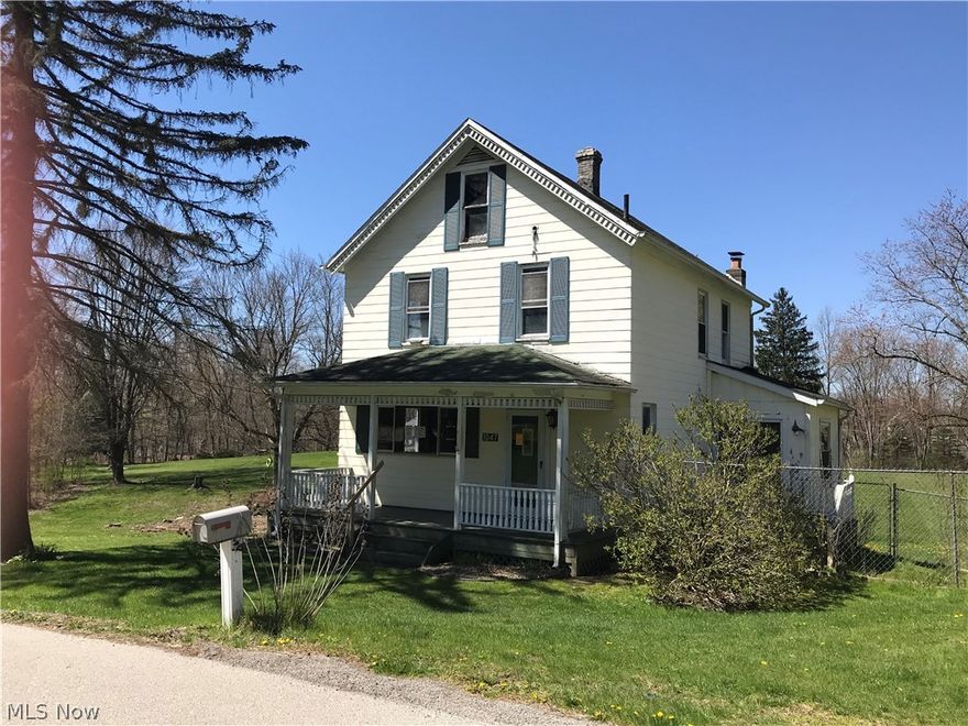 This home os located on almost acre near the outskirts of the village. It features a large kitchen which opens to a living room with a fieldstone fireplace. Upstairs includes three bedrooms and and an updated bath. Just minutes from the PA line.
