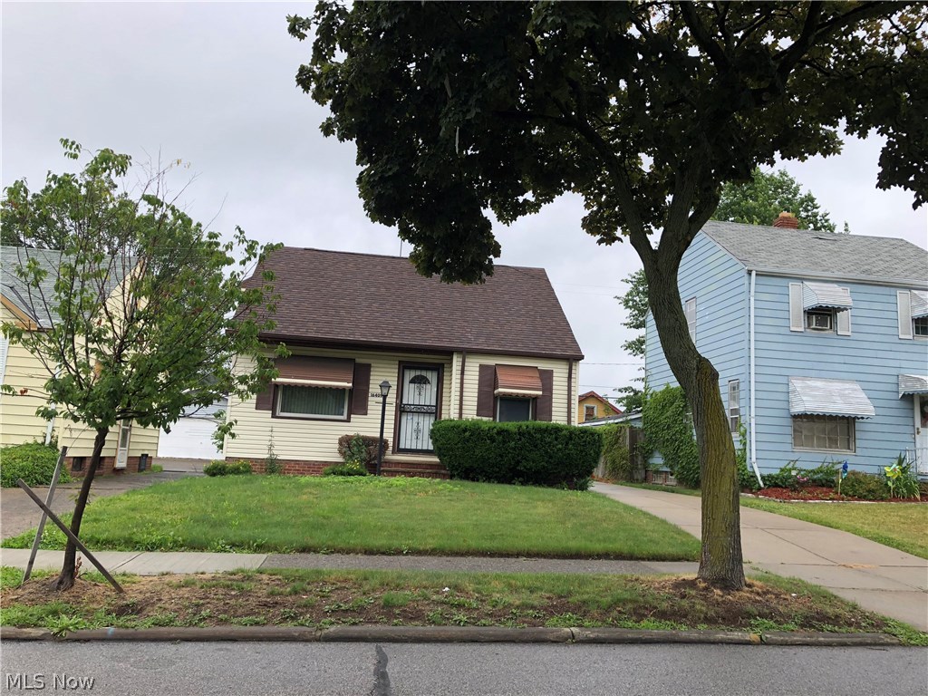 This fixer upper has good curb appeal, siding, 2 car detached garage, eat-in kitchen, 2 bedrooms down and 1 upstairs. Basement and 2 car garage. Location close to shopping, schools and public transportation.