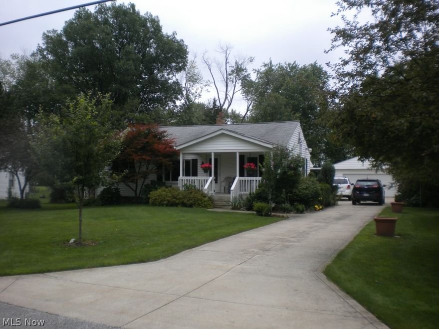 This beautiful Ranch home with an 800 sq ft In-law suite, from the street looks small but has generous spacing inside.This home will include 2 dishwashers, 2 ranges, 2 refrigerators, 1 washer (in-law suite) and many other great features. It is located on a park like lot that has a completely fenced in back yard area, that is perfect for children and pets. It includes two-2.5 car garages, one is attached the other is detached. In-law suite was built in 1998 and the master bath includes a Jacuzzi bath tub.  The sun room opens to a very spacious patio are that includes a pond. The Great Room has vaulted ceilings and includes a built in fireplace. Located in Oakwood Village, this home has separate entrances for the main home and the In-law suite. Some of the furniture in the home is also available for sale. This home is move-in ready and seller ready to move-on!