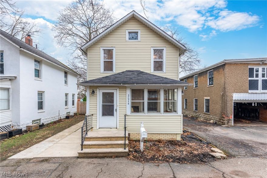 Charming Century Home on Private Street — A Low-Maintenance Lifestyle in the Heart of Willoughby Step back in time without stepping away from convenience. Nestled on a quiet, private street shared by only a handful of homes, this rare century-old residence offers a lifestyle that's anything but ordinary in today's cookie-cutter market. Think of it as the condo alternative you didn't know you were looking for — no garage, minimal yard, and virtually zero outdoor upkeep — leaving you free to enjoy everything Willoughby has to offer, including the vibrant downtown just a short stroll away. Inside, the home offers a thoughtful layout with three bedrooms, formal dining room, eat-in kitchen, and full basement — providing space, storage, and flexibility. A oversized second floor bath and a lower level half bath are in place, with a shower finish needed to complete the second full bath — a simple upgrade with immediate value add. With its classic bones and a little cosmetic love, this property is a dream canvas for a first-time buyer ready to build equity or an investor seeking a high-character rental in one of Lake County's most sought-after communities. Opportunity like this — century charm, walkable location, private setting, low maintenance — rarely comes to market. Don't miss it.