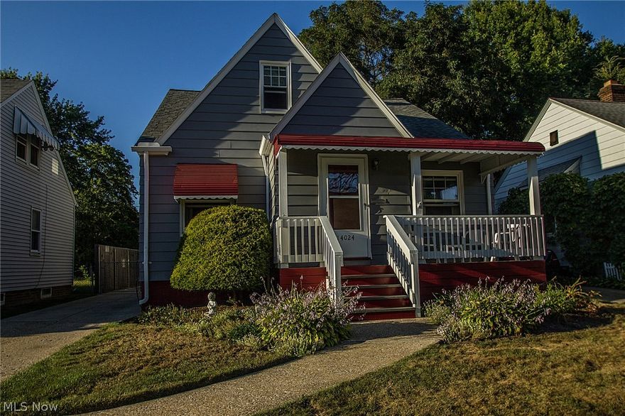 Pride of Ownership! Long time owner has done it all to this spacious 4 bedroom Cape Cod! Step inside to find a large living room with gleaming natural wood floors and a decorative fireplace. Expansive kitchen has been completely updated and includes all appliances. Kitchen opens to the formal dining area with beautiful built in china cabinets. Two bedrooms on first floor with the master suite boasting a private covered patio. The full bath has been tastefully updated. On the second level you will find a second master suite along with an additional bedroom and half bath. Loads of storage space including a cedar closet! The clean dry basement is partially finished offering a rec room, play area, or second family room. Basement is rough plumbed for full bath too! Step out to your fully fence rear yard. Peaceful and tranquil with a new deck and professionally landscaped perfect for relaxing or entertaining. Don't miss the over-sized two car garage. To top it all off big ticket items includ