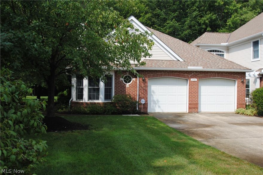 DRASTIC PRICE REDUCTION .... Very Attractive Ranch Condo Backs To Woods And Lakewood Country Club .... Prime End Unit Location .... Spacious Master Bedroom With Wooded Golf Course View, Large Shower, Soaking Tub And Walk In Closet .... Cozy Fireplace In Living Room .... Inviting Family Room With Slider Glass Door To Patio .... Large-Bright Eat In Kitchen Surrounded With Windows .... Lots Of Natural Light And Energy .... Preferred Northern Location In Wyndgate With Extra Long Concrete Driveway .... Needs a Decorators Touch