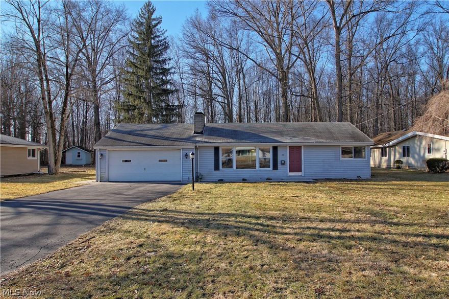 You will fall in love with this nicely updated ranch that is move in ready and includes 3-bedrooms, 2-bathrooms, 2- car attached garage and is situated on over .37 of an acre wooded lot in Grafton. This home features a large family room with a fireplace, an eat-in kitchen with stainless steel appliances, and a large backyard with a patio and a fire-pit. Since purchasing the home, the owner has spent thousands of dollars on home improvements making it in the condition it is today. Updates include: upgraded flooring in the family room, eat-in kitchen, hallway, laundry room, and the master bedroom, replaced carpet in the 2 bedrooms, reconfigured kitchen layout to make it more functional, replaced dishwasher and microwave, replaced kitchen sink and counter tops, installed kitchen back splash, installed ceiling fan in master bedroom, freshly painted interior including all ceilings, and completed many other projects throughout. The owner is including all kitchen appliances.