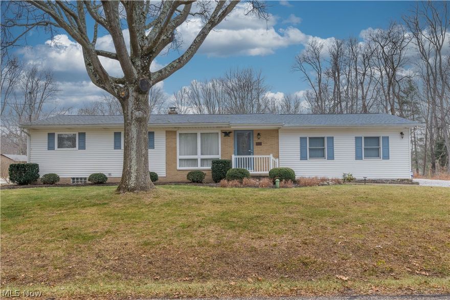 Nice ranch on dead end street with access to Mud Lake. Three bedrooms and two full bathrooms. Master suite features a full bathroom, walk-in closet, and a fireplace. Kitchen comes fully applianced, and offers Schrock cabinets. Dinette gives access to the patio and private back yard through a sliding glass door. The basement has a workshop and plenty of space to finish plus lots of room for storage. Roof and skylight replaced 2019, furnace and a/c 12 years old, newer electric panel, water softener and filtration system 5 years old, septic leach bed 20 years old. Immediate possession.