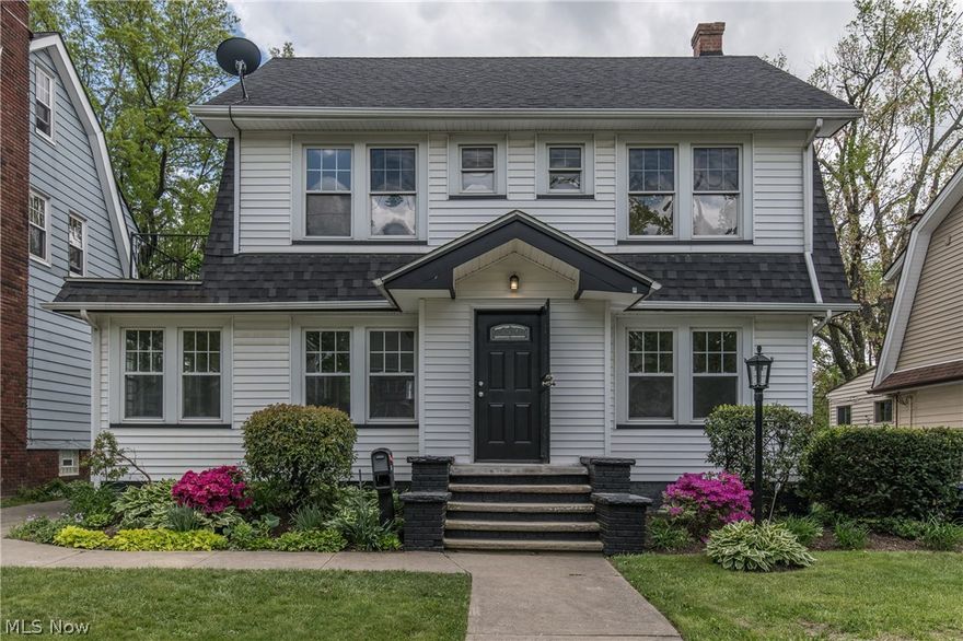 Professionally renovated colonial in a great location on a beautiful wooded street. Easy access to Downtown. Walking distance to parks, schools, shopping, restaurants and entertainment. Property has undergone professional remodeling. This spacious home has it all. Large living room with a fireplace, bright family room full of windows, cozy dining room, 3 Bedrooms with two balconies, dream kitchen with new stainless steel appliances and granite countertops; 2 car garage and much more. Renovations include ALL NEWER paint throughout, wooden kitchen cabinets with granite countertops, flooring with new 5 ¾” baseboards, new bathrooms, windows, roof, new carpet on 2nd floor, new interior doors, water heater, all new electric including new décor switches, wiring and electric panel, waterproofing, garage opener and more. All new LED lights and fixtures throughout. Large 2 car garage. Spacious fenced-in backyard is ready for summer fun and entertainment. All appliances including washer and dryer