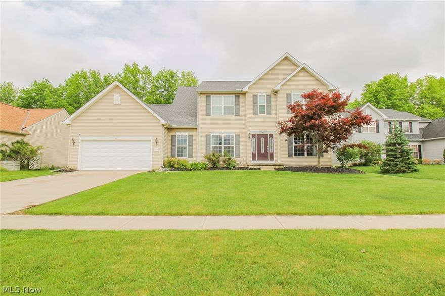 Talk about the perfect family home! The space will amaze you - feels much larger the second you enter. The oversized, open kitchen flows into the living room and overlooks the beautifully fenced yard. The rod iron fence was just installed in 2020. Kitchen offers granite counters, tons of cabinet space and plenty of room for a large table. The second floor boasts very spacious bedrooms with generous closets and the master offers his and her walk-in closets. The master en-suite will not disappoint - with a double vanity, shower and soaking tub. The basement has been recently finished and adds an additional bedroom with a stylish, new, full bath PLUS room for entertaining. Roof new 2021, furnace in 2021 hot water tank 2020. Some new flooring and fresh paint, large office, 4/5 bedrooms, 3.5 baths, finished basement, laundry on main floor, sprawling yard, elegant features yet homey feel.  Must see to appreciate!