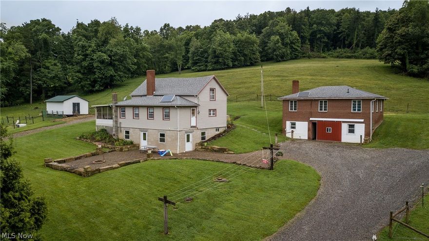 Auction on 07/24/2019 at 6:00 PM. An exciting opportunity to purchase at auction a well-maintained single-family home in a beautiful country setting. This beautiful 35+ acre private paradise is nestled away from busier life yet conveniently located within a few minutes to Millersburg, Charm and Berlin.?The home, originally built in 1930 and remodeled in 2016, offers over 1,453 sq. ft. of living space. The main level features the master suite, kitchen, dining room, family room and screened in porch. The upstairs consists of 2 bedrooms. The lower level is approximately 1,008 sq. ft. and has a 13-course concrete block basement that was installed in 2016. The home is serviced with private water well, septic and wood fired hot water boiler. Propane gas available for back up as well as for the water heather and fridge. The outbuildings include the 32’x 24’ pole building to store equipment, 14’x12’ garden shed and 24’x16’ bank building with two box stalls in the lower level and more storage r