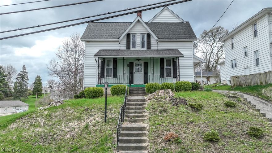 Move right into this immaculate home just steps away from the park! This property features a 2 story home on a large double lot & a detached 2 car garage. When you enter this home you have the kitchen, living room, dining room, half bath and a large back foyer that could also be used as a sitting area or dining area on the main level. The dining room could also be used as a main level bedroom. As you go upstairs you will find 3 bedrooms and a full bathroom. This home has so many updates! The kitchen features a brand new corian countertop with matching backsplash, new kitchen sink, new dishwasher & new stove hood. The kitchen also had Karndean flooring installed in 2017 & has a newer stainless steel refrigerator & stove. All carpet in the home was just installed & fresh paint is throughout the home. A new sink was just installed in the main floor 1/2 bath, new furnace was installed in 2021, new garage door opener in 2022, new garage roof in 2020 & hardwood floors were refinished in 2017