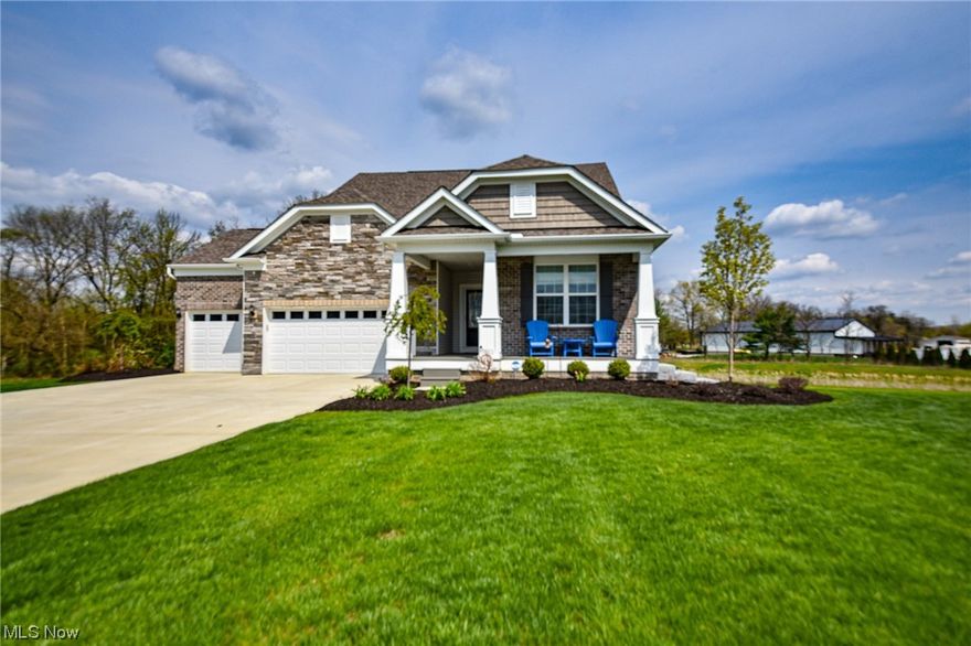 Absolutely gorgeous Cape style home situated on almost a half acre cul-de-sac lot that has been professionally landscaped. This home has 3 bedrooms and 3 full bathrooms, with an office and second floor loft/family room. Recessed lighting throughout,  Luxury Vinyl Plank flooring throughout with Quartz and granite countertops in kitchen and baths. The kitchen features stainless steel appliances that stay including washer and dryer in the first floor laundry. Morning room walks out to elevated deck. Sonos sound and speaker system on first and second floors.  The basement is full with a wall of windows that walks out to the paver patio with built in grill and firepit. This home has snow removal, mowing and landscaping included in HOA it is pristine and move in ready call today for your private showing.