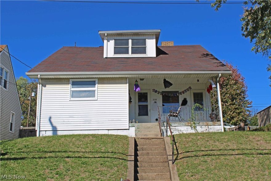Investment opportunity!  This rental property located on Weirton Heights has 2 units - one upstairs and one on the main level.
