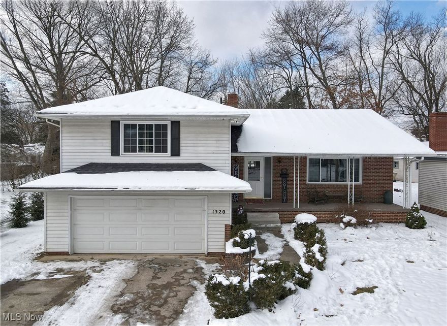 If you've been holding out for a truly special home, you will love this 3-4 bedroom, 4-level split, in one of Cuyahoga Falls' great neighborhoods. Loaded with cherished family memories, the home has been in the same family for nearly 50 years. Every space, from the large kitchen to the finished lower levels was carefully planned, with all of the changes a growing family has ahead in mind. Staggered floor levels boast a more modern and popular concept, giving the home exceptional flow. You'll love the master bedroom with ensuite bath. It's 17 ft. wide and will easily hold your king-size bed! Two additional bedrooms round out the upstairs, along with a 14 ft. long hallway bath with double lavs. The family room is a knock out, featuring a cut stone fireplace wall with 15 ft. hearth, a wet bar and entry to a 3-season walk-out sunroom, both ideal spots for relaxing and entertaining. There's even a full bath on this level, for added convenience. Have a need for multi-generational living or have a young adult who wants a little more space? Down from the family room is another level, offering loads of storage and two separate rooms: another bedroom and a room that can be a sitting room, craft room, playroom or home office. Entertaining outdoors in summer will be a joy, with the nice-sized rear yard, plus there's a large 16x13 storage shed with a charming overhang. If you like the outdoors, you'll love being close to the Gorge MetroPark for hiking trails, picnics, fishing and exploring nature. Improvements over time include the roof, whole house vinyl windows with transferable warranty, high-efficiency furnace, air conditioning, plumbing fixtures, electrical updates and glass block windows. The location is ideal, too. You're close to all of the new eateries and action in the new downtown area, you're not far from the high school and Natatorium, and Rte 8, for easy access to Akron, Canton and Cleveland is just a few minutes away. You will not want to let this one pass you by!