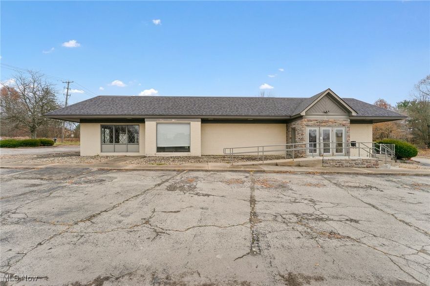 Welcome to this versatile commercial building offering over 3,500 sq. ft. of flexible space, perfectly suited for a wide range of business opportunities. The main entrance opens into a welcoming reception and front-desk area, complete with two large bathrooms and a comfortable waiting area for clients or customers. The building features two spacious multi-use rooms, ideal for conferences, group work, retail, training, or specialty services. You’ll also find two private offices for administrative or professional use. A full basement provides excellent additional storage or operational space and includes its own separate rear entrance, offering convenience and functionality. The front portion of the building boasts a bright, open layout with windows wrapping around the room, allowing for exceptional natural light. This large front space has two additional entrances, plus a third bathroom, bringing the total to three bathrooms and four exterior entrances throughout the property. Whether you’re expanding your business or starting something new, this property delivers layout flexibility, visibility, and plenty of room to grow.