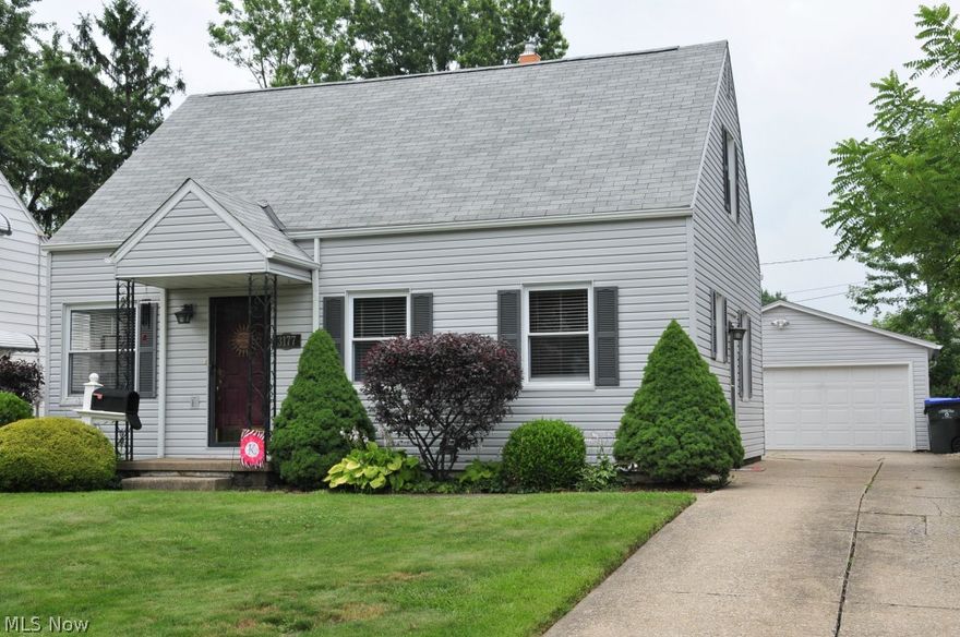 WOW!! This cape is beautiful inside & out. The outside has newer vinyl siding & roof both on house & garage 2010. The inside has 3 bedrooms, 2 full baths, living room, dining area, kitchen which includes: new kitchen floor 2014, refrigerator 2013, stove 2011 & dishwasher. The lower level has a spacious family room with a full bath. Furnace & air conditioning 2013. 2 car garage with door opener. I look forward to your visit.