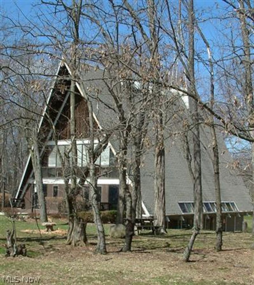 Church known as Church in the Woods, Parma Park Reformed.  This is a 8322 sq ft 2 story A framed building situated on 7.46 acres of land with woods and stream. Main floor has a vestibule, church and sanctuary. The windows make an open setting. Offices on upper and main floors. Lower level consists of fellowship meeting room, kitchen and bathrooms. Asphalt paved driveway and parking. Choir loft on 3rd floor. Church can seat approx. 175.