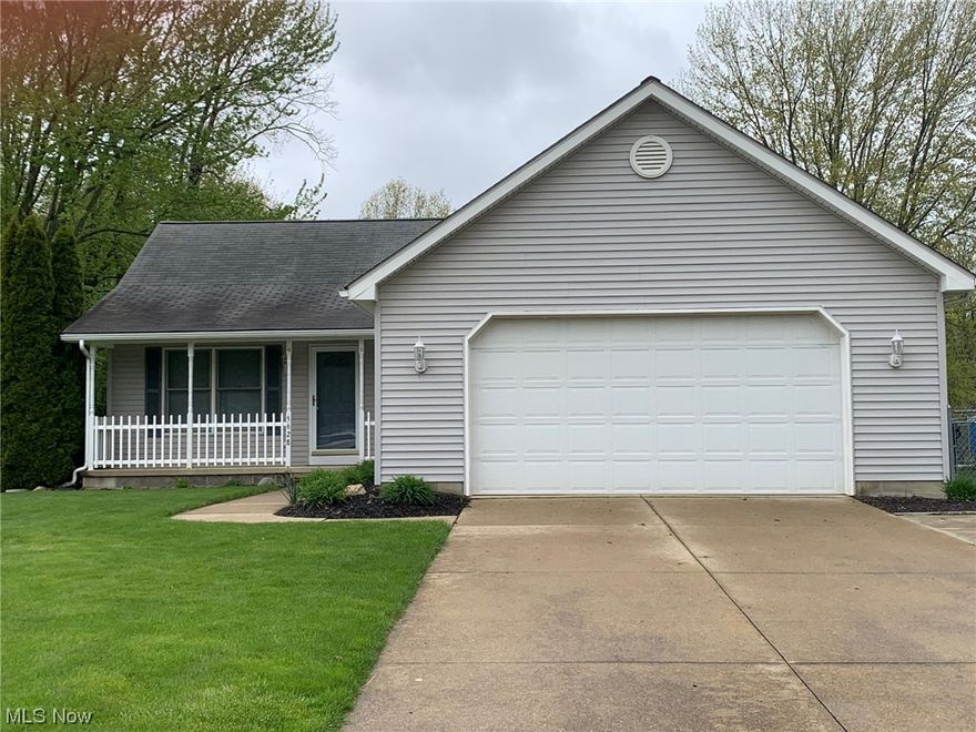 North Ridgeville Split Level, neutral decor throughout! 3 Bedrooms / 2 Full Baths, living room with large guest closet, spacious family room, laundry room with direct access from garage, nice eat in kitchen with year old dishwasher and microwave. Large crawl space area with new sump pump. Spacious two car garage has hot & cold running water with access from four doors (laundry, 2 side doors & garage door). Nice front porch to watch the sunrise and nice sized covered patio to watch the sunset. Fenced yard. Extra large driveway is great for guests. A/C is a year and a half old. Easy access to I-480, turnpike, I-90, Rt 2. Shopping, banking, restaurants less than a mile.