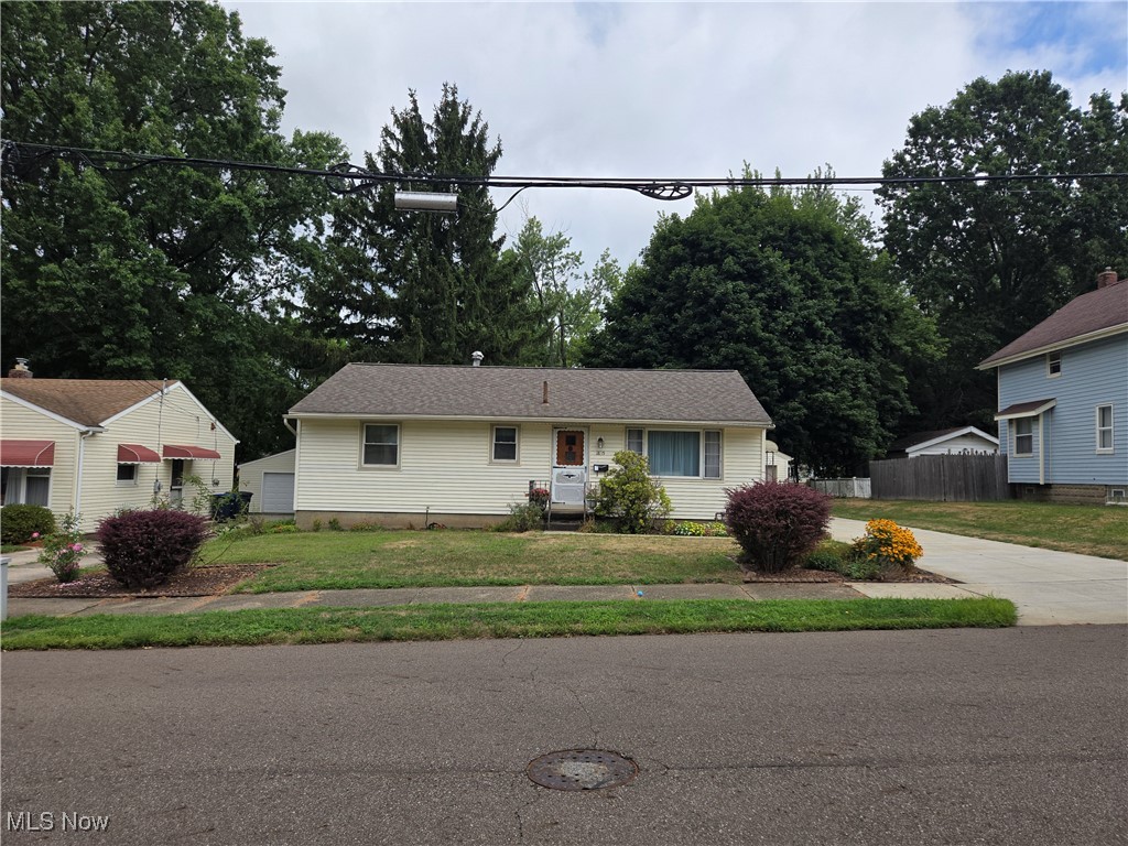 1835 Penthley Avenue is situated with easy access to the Akron-Fulton airport and I-76 entrance to SR18 (E. Market Street). Shops and restaurants in the general area. This cozy three bedroom home has a nice layout that makes getting ready for the day a breeze. The kitchen and dining rooms are set-up to entertain or relax at home! The back yard is deep and abuts a lightly terraced decent to a small creek, which is visible from the rear cement patio! CENTRAL AIR! A must see property!