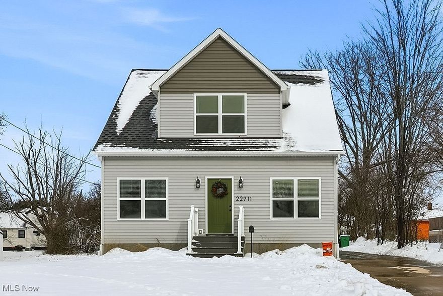 Discover this nearly new (only two years young) Cape Cod in the heart of Warrensville Heights—where everyday convenience meets the warmth of home. Just 20 minutes to Downtown Cleveland or the Cuyahoga Valley National Park, this location lets you enjoy city nights, nature days, and an easy Northeast Ohio lifestyle all year long.

Step inside to high ceilings, recessed lighting, and an open floorplan that immediately feels bright, spacious, and inviting. Custom built-in cabinets, bookshelves, and a beautifully tiled fireplace elevate the living area, creating a comfortable space perfect for holiday mornings, cozy evenings, and gatherings with the people you love. The kitchen opens directly to the living room and features granite countertops, stainless steel appliances, and bar seating—ideal for entertaining or staying connected during everyday moments.

Every bedroom in this home offers an ensuite bathroom and a generous closet, providing privacy and comfort for family, guests, or multigenerational living. The main-level bedroom adds long-term flexibility or a welcoming suite for visitors. Upstairs, a charming flex space works beautifully as a small home office, reading nook, or peaceful meditation corner.

The partially finished basement gives you room to grow—whether you envision a home gym, rec room, or creative workspace. Outside, the backyard is fully enclosed with a new wood privacy fence, offering a quiet retreat for pets, play, or evenings by a fire pit.

With approximately 13 years remaining on the property tax abatement, this home allows you to enjoy more value and more home than you imagined—while keeping monthly expenses lower.

Thoughtfully designed, lightly lived in, and filled with warmth, this home is ready to welcome you for the holidays and every season beyond.