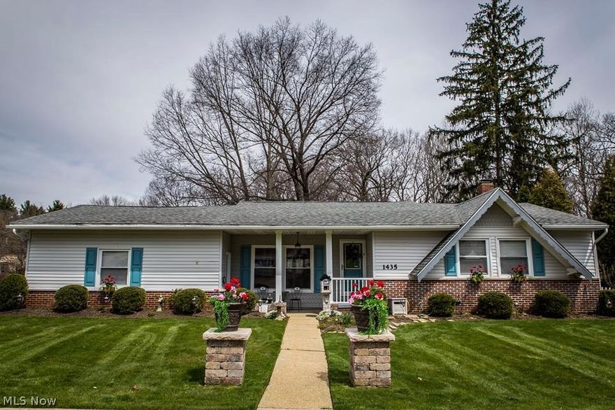 Welcome to 1435 Neil Evan Drive, this open concept ranch has been thoughtfully updated for premier first floor living. Nestled against the Sand Run park, untouched woods surround this home for spectacular views and privacy. This home boasts vaulted ceilings, a master suite, and professional landscaping highlighting the Koi pond and custom built outdoor fireplace. Call today for your private showing and see how sweet life can be!

NEW hot water tank (2015), NEW custom vinyl siding (2013), NEWER windows (2008) and roof (2008)