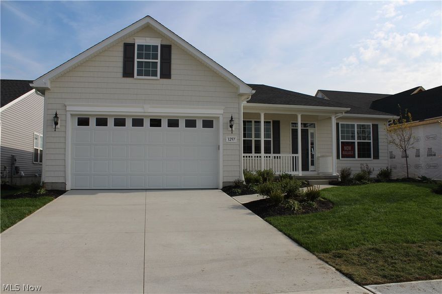 PRICE REDUCED $27,000! IMMEDIATE MOVE-IN, NEWLY CONSTRUCTED RANCH HOME.  Built on a cul de sac street backing up to a scenic pond, this open layout provides the best in entertaining. The Kitchen has Stainless steel appliances and a breakfast bar open to the Family Room with Gas Stone Fireplace.  The Dining Room, Living Room, 2 Bedrooms, and den provide the space to make this home perfect in size.  A 2 car attached garage and full unfinished basement complete this home.  Warranties come included with this home built by K Hovnanian Homes.  This community provides low maintenance living including lawn installation, lawn care and snow removal. Enjoy the lifestyle and amenities at Morningside Manors.  Activities include Clubhouse, tennis, indoor pool and much more!