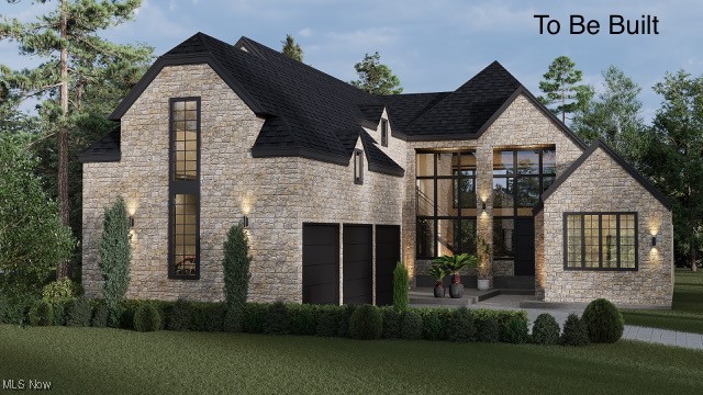 A stunning collaboration between DiBenedetto Fine Homes and Corna Concepts. This exquisite, fully custom-built home is perfectly situated on the 4th hole of the Red Tail Golf Course, offering breathtaking panoramic views that embody a premier golf lifestyle. The quarried stone exterior is not only visually striking but it is low maintenance, the 3-car garage provides ample parking for vehicles, golf carts and includes plenty of room for extra storage. Step indoors - spanning 2,900 square feet of beautifully designed living space which includes a dramatic 19 foot great room with floor to ceiling windows, formal dining room, large kitchen, mudroom, views of the golf course is perfect for entertaining! Option of 4-5 spacious bedrooms and 3.5-4.5 bathrooms, customize a first-floor primary suite for ultimate convenience. Social or golf club memberships are required allowing residents and their family to enjoy all the amenities Red Tail has to offer including the patio cafe, fitness center, pickleball courts, and swimming pool. Just minutes to Crocker Park, Avon Commons, major highways, & only 20 minutes to downtown Cleveland or Hopkins International Airport. Make this custom build located at 4110 or 4114 Saint Gregory Way your forever home!