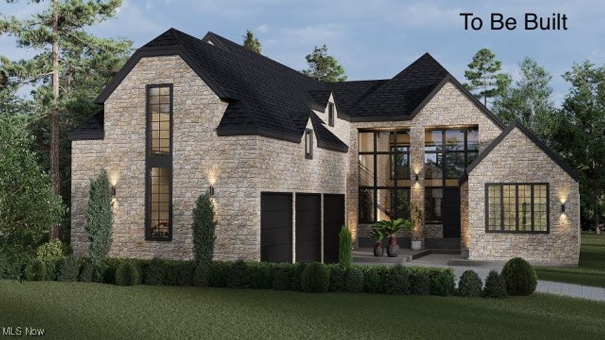 A stunning collaboration between DiBenedetto Fine Homes and Corna Concepts. This exquisite, fully custom-built home is perfectly situated on the 4th hole of the Red Tail Golf Course, offering breathtaking panoramic views that embody a premier golf lifestyle. The quarried stone exterior is not only visually striking but it is low maintenance, the 3-car garage provides ample parking for vehicles, golf carts and includes plenty of room for extra storage. Step indoors - spanning 2,900 square feet of beautifully designed living space which includes a dramatic 19 foot great room with floor to ceiling windows, formal dining room, large kitchen, mudroom, views of the golf course is perfect for entertaining! Option of 4-5 spacious bedrooms and 3.5-4.5 bathrooms, customize a first-floor primary suite for ultimate convenience. Social or golf club memberships are required allowing residents and their family to enjoy all the amenities Red Tail has to offer including the patio cafe, fitness center, pickleball courts, and swimming pool.  Just minutes to Crocker Park, Avon Commons, major highways, & only 20 minutes to downtown Cleveland or Hopkins International Airport. Make this custom build located at 4110 or 4114 Saint Gregory Way your forever home!