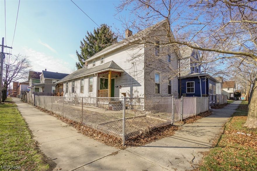 Great property in an awesome Ohio City location! This property is zoned as a duplex with a layout that could work as either a duplex or a single-family home. As a duplex the owner could live in one unit then rent out the other, or this could be a fantastic income-producing property with both units rented. The second floor has been cleared out and is ready for a full remodel whichever way you choose. So many options!