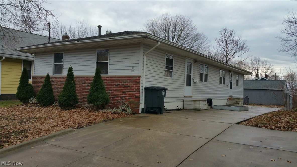 All one floor living 2 unit ranch home. The FULL basement is a common basement that runs under the entire home. So there is more space that can be finished for use. Or use the basement for storage. Each side has their own newer HVAC and newer hot water tanks. There are washer and dryer hook ups in the basement. Washer and dryer is included with the front unit. Move in ready. Kitchens are applianced. Call today for a private showing