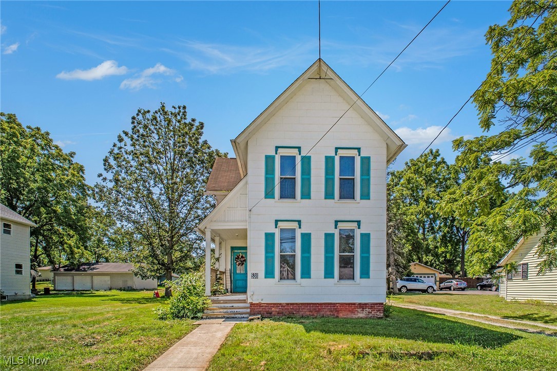 Step into this spacious 4-bedroom home that blends original charm with thoughtful updates. Featuring beautiful wood floors and high ceilings, this property boasts timeless character and an inviting sense of openness throughout. The main floor offers a convenient layout with a bedroom and full bathroom—perfect for guests, multigenerational living, or a flexible home office. Newer windows let in abundant natural light, while a 2016 furnace and 2023 air conditioning ensure year-round comfort. Set on a generously sized lot, the large yard provides endless possibilities for gardening, play, or entertaining. A 1-car garage, plus ample storage space throughout the home, adds to the practicality. While the home could use a little love and updating, it’s full of potential and ready for your personal touch. Whether you're a first-time buyer or an investor, this property is a must-see! Sellers are offering a 1 year home warranty through America Preferred for peace of mind.