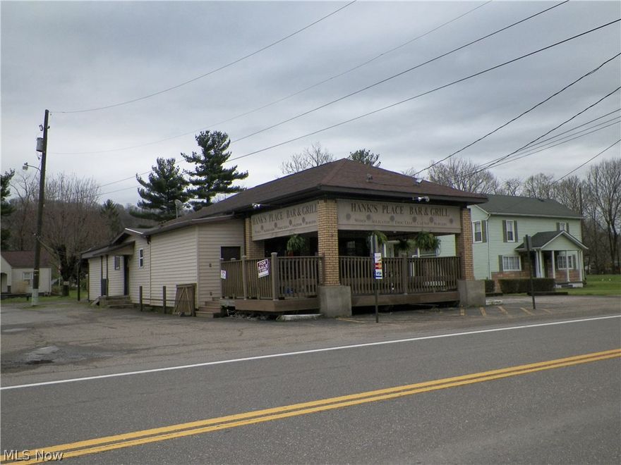 Turn Key Business!  The American Dream!  Restaurant/Bar is licensed with D5 Liquor License. and Licensed for Ohio Lottery.  All equipment will stay. Any inventory on hand at closing will transfer. Per seller some of the items transferring 2 Refrigerators, 3 Freezers,  walk-in cooler. Security system tv's, surround sound, pool table, 2 CA units, POS system. and 500# Smoking rotisserie with 15 racks. 6 Draft Beer System. 15 + parking spaces. Per seller property not in the flood zone. All Inspections up to date, Fire Protection, Health Department, Back flow prevention and Liquor Control. Minerals to convey.  Some items belong to Vendors.