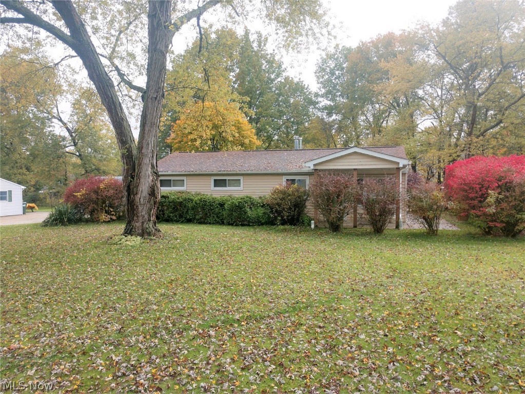Welcome to 176 Fairhaven Street, a 4-bedroom, 1-bathroom home in Northfield! The eat-in kitchen has beautiful flooring, an abundance of cabinet / counter space, and stainless steel appliances. Sliding glass doors off the kitchen lead outside to a concrete patio. The spacious living room has recessed lighting. Beautiful large yard and a detached two-car garage. This home has convenient access to I-271. It’s also located on the outskirts of Cuyahoga Valley National Park. Don’t miss your chance to own this lovely home!