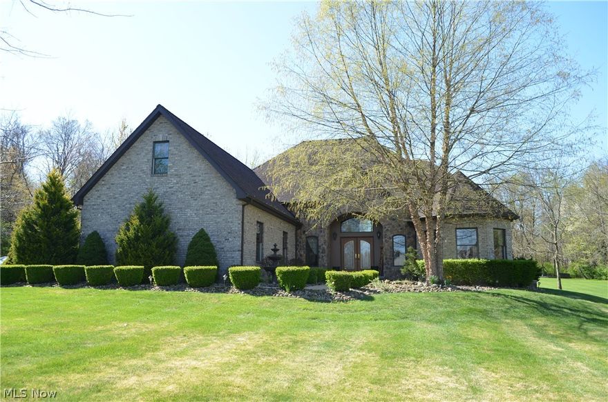 "Pending Continue to Show" - Sale Pending Contingent upon Buyer's home sale, financing, and inspections. Seller will look at backup/secondary offers. Discover serenity at the end of the cul de sac in Hidden Meadows. Luxurious 4BD, 3.5BA Home on 1.6 meticulously landscaped acres. This one-owner home was designed, built, and cared for with love and pride. The first and second floors total 2,297 sf, and adding the approximately 1,600 finished sf in the basement brings us just under 3,900 sf of Geothermal heated and air-conditioned luxury. Step into a world of refinement where granite countertops and a cherry kitchen await to entertain, unless you head to the 36x31 basement, set up for fun, games, and entertaining at the gorgeous granite-topped bar, just endless entertainment possibilities. The main floor master suite is exactly what you were looking for. But the true highlight of this residence lies outdoors – an entertainer's paradise like no other!

Imagine basking in the splendor of a 38.5 x 18.5 salt-water pool, complete with a captivating Lathan International waterfall whirlpool, offering a symphony of sights and sounds to soothe your senses. Whether you're hosting lavish gatherings or enjoying quiet moments of solitude, this exquisite pool area promises unrivaled luxury and enjoyment.

Seamlessly blending opulence with comfort, this home epitomizes refined living at its finest. Of course, there's a five Zone Geothermal heating and air conditioning with hot water assist, and when you're surrounded by trees, the leaf protector gutters do exactly that. Then again, everyone wants a 22KW Genrac Generator, and that's here too (installed 01/19/2023. Don't miss the opportunity to make this extraordinary residence yours – schedule a viewing today and embark on a journey to elevate your lifestyle to new heights!