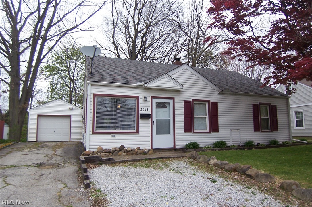 Nice 3 bed ranch! Remodeled bath! 1st floor laundry! 2006 new roof & vinyl siding! 2002 new furnace! 2013 hot water tank! Replacement windows! Private back yard w/covered rear patio! 1+ car detached garage! Dead end street! Seller retains mineral rights.