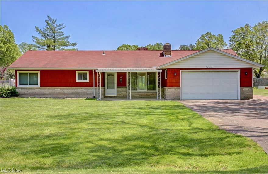 A fantastic and functional 3-bedroom, 1.5 bathroom ranch in a desirable location. Large and inviting living room/dining room combination with large picture window, cove ceilings and stone fireplace. Custom kitchen with tons of great cabinet space, beautiful Corian counters, and eat-in area with great corner windows. Large family room on the back of the house with wood-burner, large windows looking out to the backyard and access to a covered patio. Large master bedroom and two additional bedrooms with great closets and function.