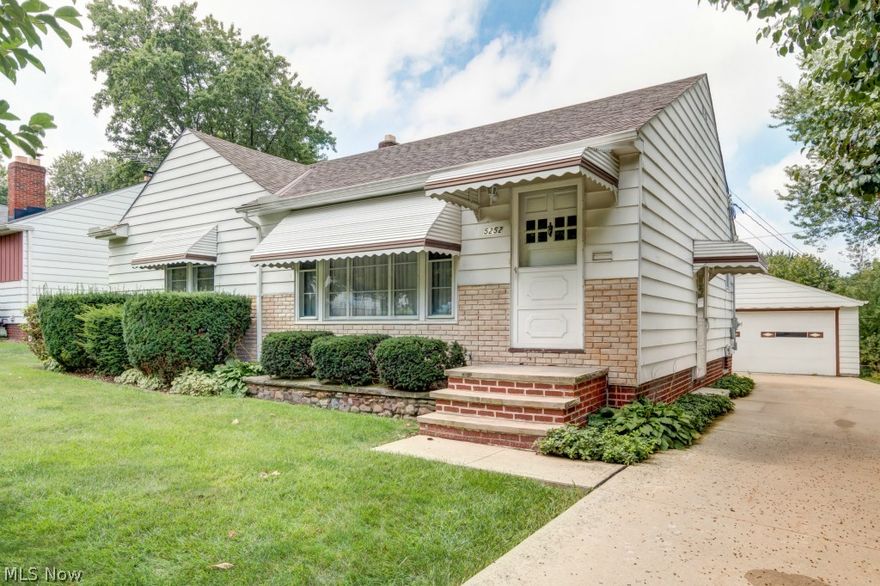 This three bedroom ranch is located in Ridge Acres close to downtown Willoughby.  Hardwood floors throughout the living room, dining room, hall and bedroom.  Bright and open kitchen flows nicely into the dining room.  Sliding glass door off the dining room extend your entertaining on to the covered wood deck.  The kitchen has a brand new laminate flooring and all the appliances stay including the brand new microwave! Basement was recently renovated with brand new drywall, carpeting, electrical and high def cable wiring. Newer driveway and sidewalks.  Roof was recently replaced. Two car garage with updated electrical as well!  This house is in move in condition!