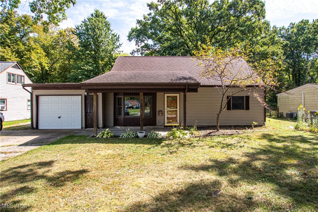 Welcome to this charming 3-bedroom, 1.5-bath home featuring a 1-car attached garage and a thoughtful layout designed for comfort and convenience. The main floor offers a spacious living room with a bay window and a dining room with French doors opening to a covered brick patio and a fenced backyard complete with a cozy firepit—perfect for entertaining or relaxing outdoors. The updated kitchen, open to the dining room, includes a newer stove and microwave (2024) and is complemented by a convenient main-floor laundry room. The primary bedroom and a beautifully remodeled full bath (2023) complete the main level. Upstairs, you’ll find two additional bedrooms and a half bath. Ideally situated near Lakeside parks, walking and biking trails, and the beautiful shores of Lake Erie, this home offers a wonderful blend of updates, function, and location.