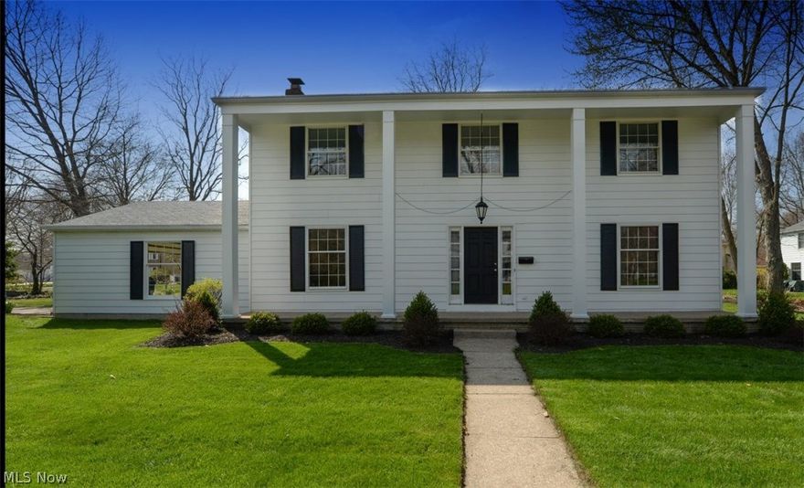 Completely updated four bedroom, 2 1/2 half bath Colonial in desirable western Bay Village. Over 3,000 sq ft of living space with newly finished basement. Large corner lot with great backyard and sideyard.  Brand new solid hardwood flooring throughout 1st floor and new Stainmaster carpet in 2nd floor bedrooms. Stunning granite and soft-close cabinets in completely updated kitchen with eat-in breakfast bar. New stainless steel appliances include a counterdepth fridge. Kitchen has tons of storage along with a pantry. Freshly designed open living room and dining room. Large first floor family room with wood burning fireplace.  First floor laundry and mud room lead to the attached two car garage. Second floor has four large bedrooms with walk-in closets. Master suite includes new shower with glass doors and Grecian marble. Amazing Rec room in basement. Entire home has new vanities, fixtures, trim and Shaker-style interior doors. Great location - walking distance to Bradley park and minutes