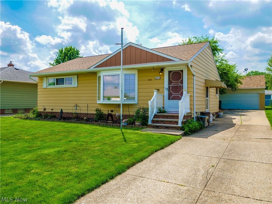 Why rent when you can own this Clean & Cozy Ranch situated in Brooklyn, conveniently located near shopping, restaurants, interstate access, parks & schools! Backyard is perfect for your garden or barbecue! Appliances and washer/dryer included. Large custom bay window in living room. Updated fantastic energy efficient triple pane windows throughout. 1 year old top of the line chair lift on basement stairs. Vinyl siding. Two car garage with attached workshop.