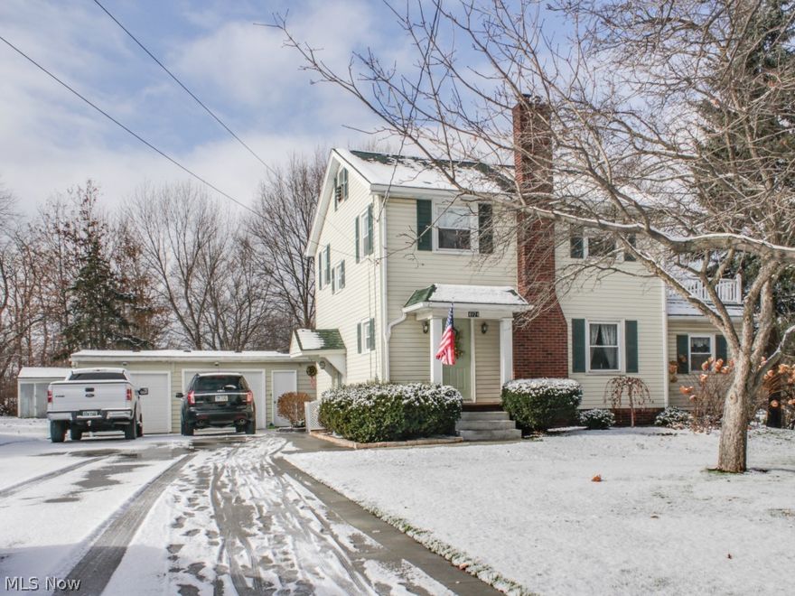 This cozy and classic 3 bedroom, 2 bath colonial home is a great opportunity on over an acre of land in Stow! When you walk through the front door you are enveloped in the warmth and charm of the family room with it's gas burning brick fireplace, wood floors, and original built in wood cabinets. The kitchen has ample natural light shinning through the windows and great storage/countertop space. There is a dinette and a formal dining room. The 3 seasons room on the side of the home is a quaint place to relax. It's conveniently located on Darrow Rd with access to shopping and highways. The heated garage is extra deep and can hold up to 4 cars! Perfect for someone looking for a workshop or extra storage. America's Preferred Home Warranty is being included with the purchase of the home!