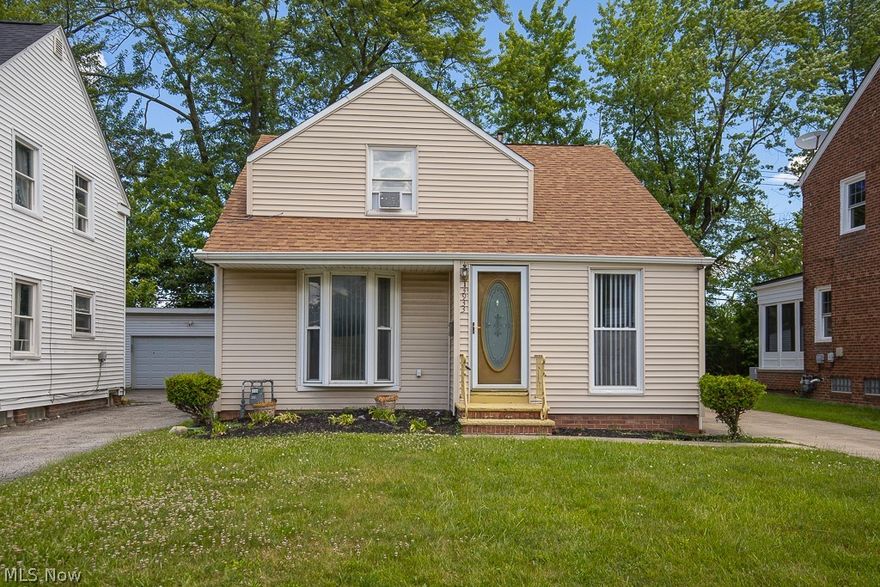 Welcome to this meticulous well kept bungalow situated in South Euclid. This home has been well maintained with solid features. It features a newer roof and vinyl windows, 3 bedrooms, 2 full bathrooms, spacious living room with fireplace, dining area, kitchen with stainless steel appliances, washer/dryer and a bonus room off of first floor bedroom. It's in close proximity to major highways, grocery stores, schools and local amenities. The staging furniture does not convey with the sale, although furniture can be negotiated. This home is move-in ready and ready for its new owner. Seller is offering a 1 year home warranty. Schedule your private showing today!