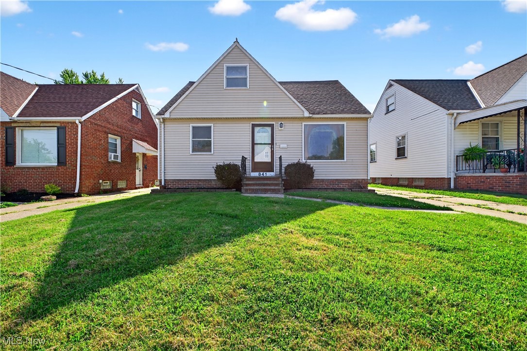 Welcome to this large updated cape cod home! This home features fresh paint, updated lighting, new carpet, and luxury vinyl plank flooring throughout. The eat-in kitchen features custom wood cabinetry, tile floors, and new stainless steel appliances (microwave and dishwasher). There are two bedrooms on the main level as well a full bathroom. You will find that the upstairs is what sets this home apart. There is a shed dormer spanning the entire back of the home, which creates a ton of extra living space. There are two large bedrooms upstairs, a bonus nook at the front of the house, and another full bathroom! If that is not enough space, you also have a partially finished basement. This home is move-in ready. Come see it before it's gone.
