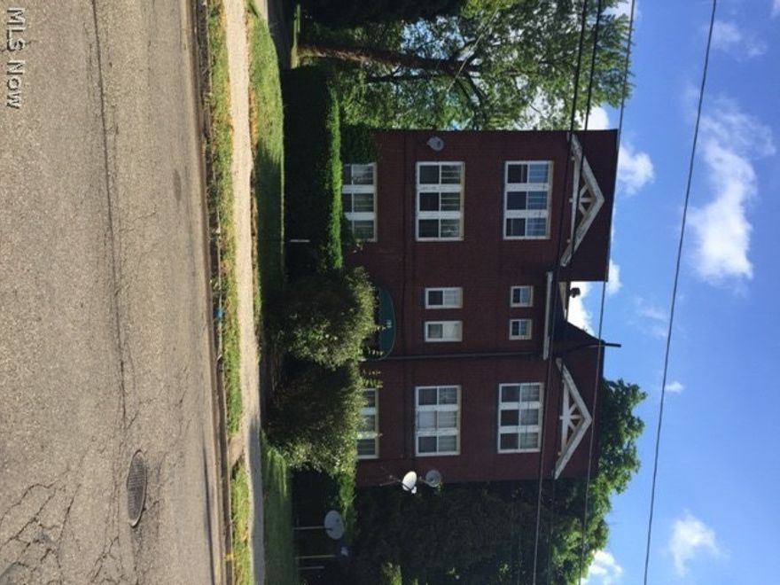 Very large 1-2 bedroom apartment conveniently located to everything!  Fully appliance kitchen, lots of storage, front and back common door with off street parking, 2 parking spaces per unit, coin laundry on site, and more!  Under new management