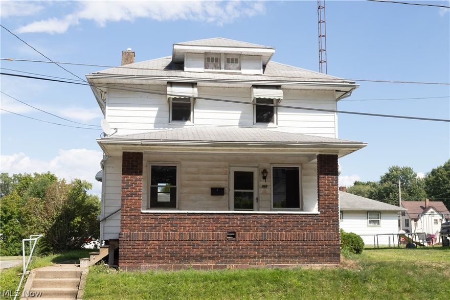 Why rent when you can own for less!!  Welcome to this spacious 2 bedroom, 1 bath colonial home that is move in ready and a blank canvas to make your own. Featuring central air and mostly all replacement windows. Updates include kitchen, flooring throughout and bathroom. Looks bigger than pictures. So close to shopping, restaurants and more, don't miss this one to add to your portfolio. Selling AS-IS.