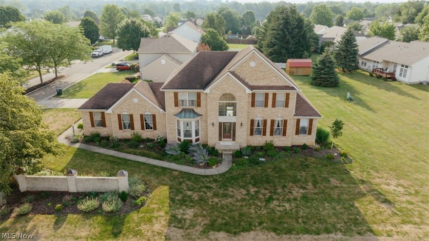 Beautiful Quality Built Four-Bedroom Home - Three-Car Garage - Burham Hills Allotment - Online Bidding Available. ABSOLUTE AUCTION, all sells to the highest bidder on location. ONLINE BIDDING BEGINS MONDAY, AUGUST 12, 2024 – 12:00 PM and AUCTION LIVE ON-SITE BIDDING WILL BEGIN WEDNESDAY, AUGUST 14, 2024, 6:00 PM. Beautiful, quality-built brick and vinyl two-story home located in the quiet Burham Hills Allotment. Grand two-story foyer entrance with wood floors, chandelier, and hallway with coat closet and half bath. The large oak kitchen features a center island, pantry, appliances, and garbage disposal, plus a dining area with a built-in desk area and a new sliding door to the updated rear deck. Mud room off of garage with laundry area. Great room with gas fireplace, adjoining front office room, plus a living room and formal dining room with chandelier complete the main level. A nice oak staircase welcomes you upstairs to a cozy loft area. The master suite with double entrance doors features a vaulted loft ceiling, a large walk-in closet, a spacious bathroom with a double vanity sink, garden tub, separate shower, and private commode area with closet. Three other bedrooms with closets and a full bath complete the second level. Large open basement with Rheem gas FA furnace w/air purifier and humidifier, central air, hot water tank, and electric breakers, plenty of area to finish off for a recreation room or additional storage. Attached three-car garage with openers and a concrete driveway with a turnaround. Large corner lot 100' x 146' showing the grand entrance into the allotment. Nice large rear deck with new composite decking ready for entertaining and relaxing. This beautiful home was designed for hosting friends and family with every room exhibiting elegance and charm. Minutes from Gervasi Vineyard and Winery, Martindale Park & Walking Path, Meadowlake Golf Course, and several shopping and downtown activities. Home built in 2001 with approx. 2,560 square feet.