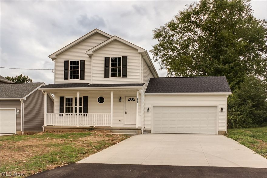 New Construction!!! DON'T MISS OUT!! 4 available. Hurry and move into this brand new energy efficient home with 6 inch walls for extra strength and insulation overlooking a deep yard. This quality home has an open floor plan which is great for family and entertainment. The first floor features a spacious living room and a kitchen with beautiful maple cabinets, large pantry, dishwasher, microwave, and a disposal. There is also a sliding door that leads out to a deck. The first floor also has a half bath. The second floor has 3 bedrooms and 2 full baths. The large master bedroom includes a large walk-in closet and a full bath. The basement is high so that it can be finished. This house also has a 2 car attached garage, a front porch, a concrete drive, an energy efficient furnace, central air, energy efficient windows, and a 50 gals hot water tank. Call now for your private showing. (Taxes have not been assessed for the property. The current reflect the value of the land). Landscaping wil