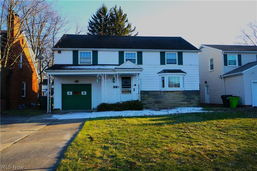 Spacious Colonial with Loads of Potential! ***Check out the 360 Degree Panoramic Virtual Tour and Floorplans!*** Large Living Room with Fireplace is open to the Dining Room.  Eat in Kitchen. First Floor Family Room leads to an enclosed porch overlooking the large private backyard.  First Floor Half Bath and Attached One Car Garage.  The 2nd Floor Features Three Generously Sized Bedrooms.  The bedroom above the attached garage has an in-suite full bath and walk in closet.  There is an additional two bedrooms; one featuring an additional fireplace, and another full bath on the 2nd floor.  Partially Finished Lower Level.  Younger Roof, Furnace, Central Air, and Water Heater.  Glass Block Windows, and an Updated Electrical Panel.  Call for your private showing today!