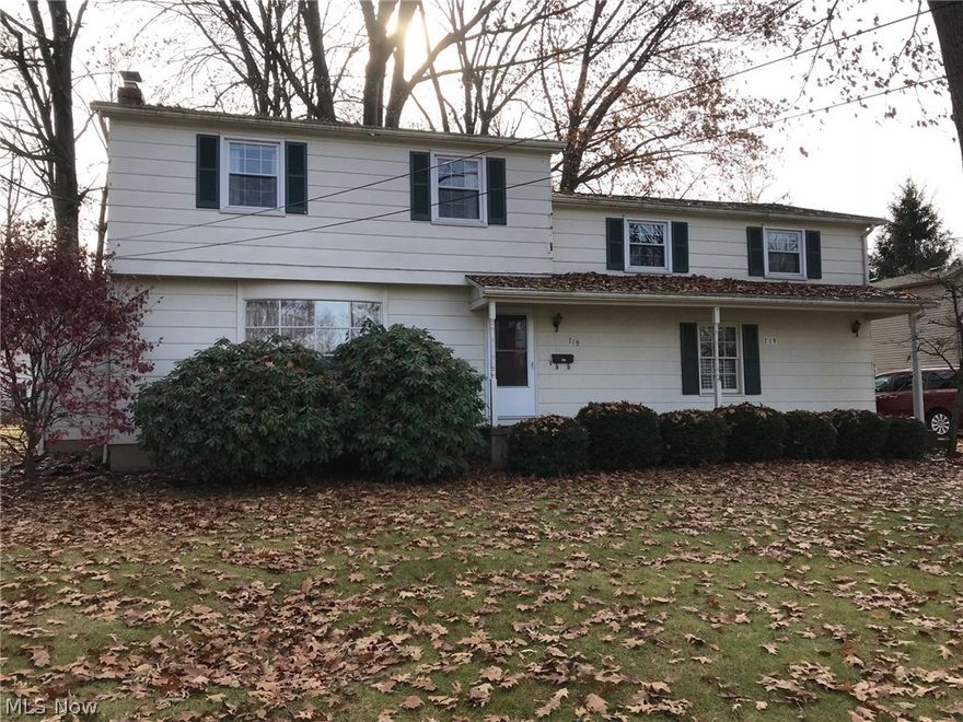 The sellers were deeded this property by their parents, and will sell it in a timed, internet only bidding auction ending Feb. 28, at 6:30pm, if not sold prior.  The property consists of a 9 room, 2039 sq. ft., 4 bedroom, 2 full and one 1/2 bath, 2 story house with a 600 +/- sq. ft basement located on a 89' x 157' lot with 13 large oak trees, in the Applewood  Acres Development in Boardman, OH, 44512.  The house, built in 1964, has oak hardwood flooring, oak trim, and there have been some replacement windows installed.  There are double French doors leading to the enclosed sun room from the formal dining room. There is a large bay window in the living room facing the street.  There are 2 full baths with tub/showers on the second floor, and there is a 1/2 bath located off of the 17'x13' family room with wood burning fireplace, large walk-in closet, oak parquet floor and walkout door to the back yard. Basement has a 29'x 11' laundry/utility room in 1/2,  and an open 29' x11' room with the basement staircase.  There is a newer 100 amp elect service, 40 gal gas water heater, and a forced air gas furnace.  House needs some repairs to the exterior trim, and is ready for a overall up date.  The property is available to purchase prior to close of bidding for a Buy It Now price of $80,000  with a $7500 down payment. Go to the listing brokers website to bid now.  Bidding starts at $60,000 and closes on February 28, at 6:30pm.