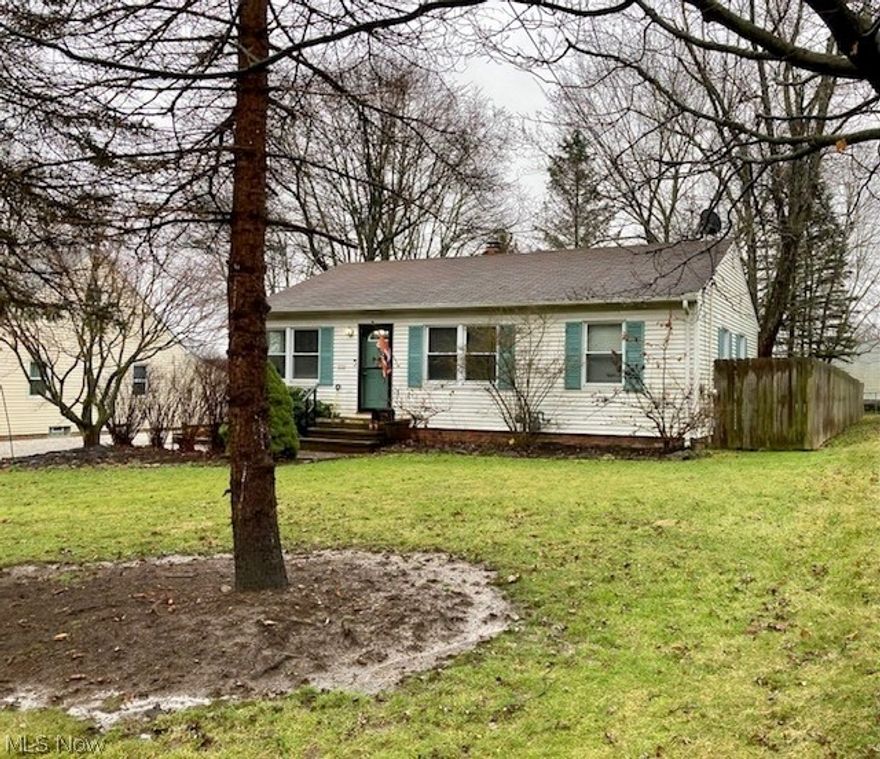 Welcome home to this nicely updated Ranch within walking distance to Chardon square. 3 bedroom, 1 bath, full basement and a 2 car garage on 1/3 acre. Enjoy the newly installed Luxury vinyl flooring throughout living room, kitchen and bath. New in 2022, stainless steel range, refrigerator, and microwave. Dishwasher 2022 as well. Dryer 2022, Sump pump 2022, and hot water tank 2018. Kitchen features a garden window above the sink. Nicely painted neutral colors. 2 car garage with gravel floor, electric with door opener. Nice sized backyard with deck, and mostly fenced. Basement has been waterproofed and has glass block windows. Comes with a 1 year seller paid Home Warranty. Here's your chance to own a nice, clean, updated Ranch in a great location. Call today to schedule your appointment.