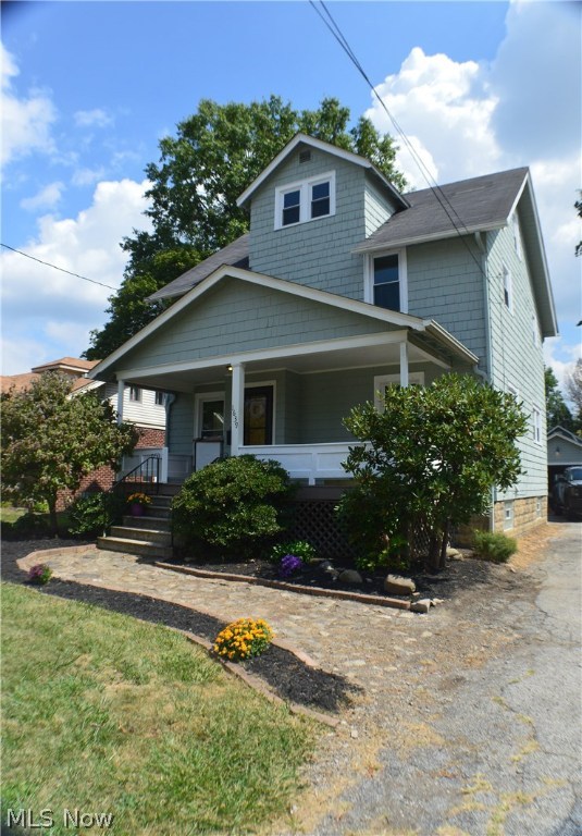 Welcome home to this move in ready and beautifully updated colonial! Totally renovated, open floor plan kitchen complete with stainless appliances. Upgraded bamboo floors throughout. Over 1600 square feet!!! Fresh modern neutral paint colors. Spacious and sunny bonus room or fourth bedroom on the 3rd floor! New front porch and awesome two tiered back deck! Newer A/C and windows! Full basement and one car garage. Adjacent (not shared) driveway to get fresh asphalt in September. Move right in and enjoy!