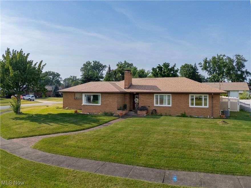 Start Packing- this fabulous Brick Ranch checks all of the boxes:

Situated on one of the largest lots in the neighborhood with strong curb appeal. Approaching the front door, a winding brick pathway sets an elevated tone. Upon entry, an abundance of natural light, a bright neutral color palette, and beautiful hardwood flooring deliver a refreshing first impression.

A light-filled entryway with a coat closet is ideal for welcoming guests. In the front section of the home, a huge living room with large windows and a stunning floor-to-ceiling brick fireplace (gas) flows effortlessly into the dining room. At the center of the home, the eat-in kitchen offers plenty of cabinet and pantry space, granite countertops, and an updated tile floor and backsplash. At the back of the home, a den/sunroom provides additional living space and access to a wonderful covered back deck ( and fenced-in backyard). The thoughtfully designed layout makes entertaining a breeze. 

Down the hall are three spacious bedrooms, including a primary suite with a private full bathroom (new flooring in 2025). The hall bathroom was completed and remodeled in 2024 and features marble tile flooring, a new walk-in shower with a composite subway-style surround, and matte black fixtures.

Waterproofed full basement (transferable warranty) offers even more living space with a rec room (with a 2nd fireplace) plus a third full bath. The unfinished section has many built-in cabinets for storage. 
This home is a “must-see,” with so much to offer. Major updates in recent years include: windows, furnace, central air, hot water tank, light fixtures, roof, sump pump w/ battery backup & More.
A sharp, well-maintained home in a convenient location.
Seriously—if you’ve been longing to find the place that makes you say “there’s no place like home,” this is the one!

Data Notice: All Information provided without guarantee, and may be subject to errors or misprints. Buyer is responsible for due diligence.